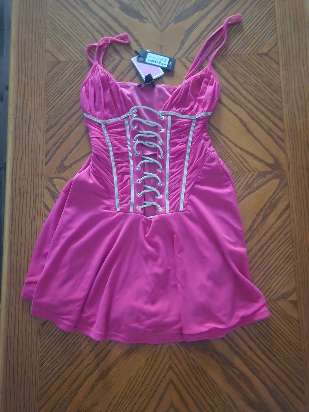 PrettyLittleThing Pink Corset Dress